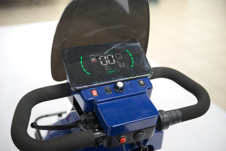 Трицикл электрический Rutrike Квадро (синий) (026356-3266)