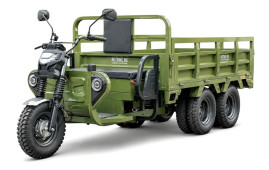 Трицикл электрический Rutrike Профи 2200 60V 1800х2W (серый)