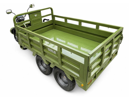Трицикл электрический Rutrike Профи 2200 60V 1800х2W (серый) (026657-3299)