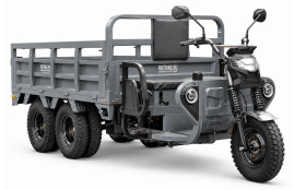 Трицикл электрический Rutrike Профи 2200 60V 1800х2W (серый)