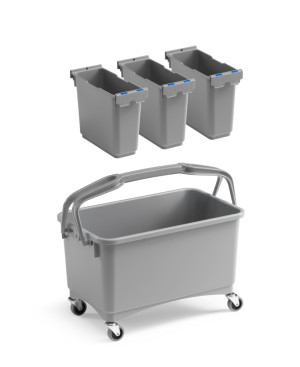 Набор TTS EROY E-09 (ведро 28 л, съемные модули, без колес)