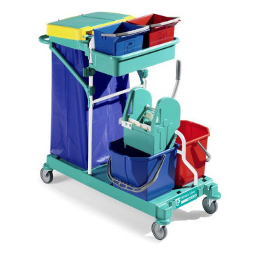 Тележка TTS GREEN 400 (2х15л, 2х6л, отжим Тес)