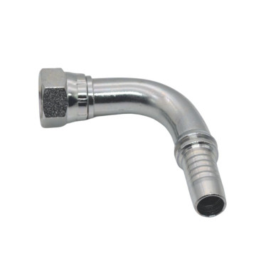 Фитинг высокого давления JIC (DN08, 3/4г, 90гр, оцинк) Robin