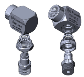 Переходник угловой 3/8"ш-3/8"г (нерж, вращ, тип RW140-2) RC