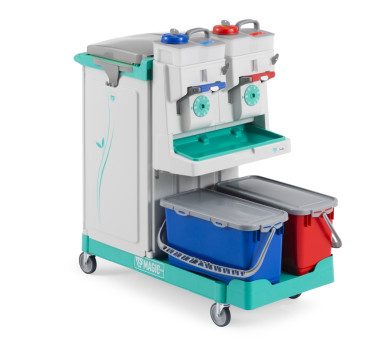 Тележка TTS Magic System 850P (2х20л, 2х4л, система дозации, 2 зоны)