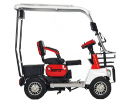 Трицикл электрический Rutrike Лич (красный)