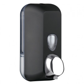 Диспенсер для мыла Nofer 03012.N Black (500мл, пластиковый)