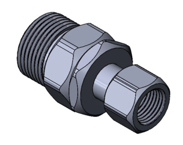 Переходник М22х1.5ш-1/4г (нерж, вращ, тип SW6) RC