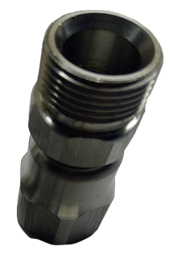 Переходник М22х1.5ш-М22х1.5г (нерж, вращ) RC