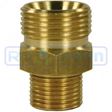 Переходник М22х1.5ш-3/8&quot;ш (400бар, лат) TOR