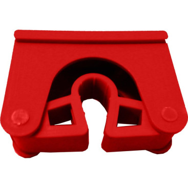 Зажим резиновый Schavon (75 мм, красный)