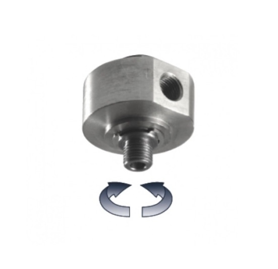 Переходник Mecline (90°, 280бар, 1/4ш-г, EPDM)