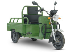 Трицикл электрический Rutrike Амулет 1100 (темно-зеленый)