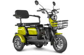 Трицикл электрический Rutrike Пилот (желтый)