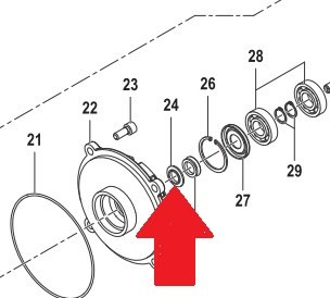 Диск насоса Comet (для C610)