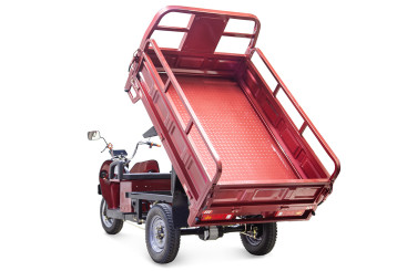 Трицикл электрический Rutrike D4 1800 60V1500W (красный)