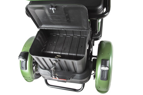 Трицикл электрический Rutrike Пилот (зеленый)