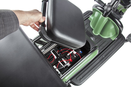 Трицикл электрический Rutrike Пилот (зеленый)