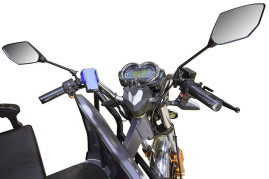 Трицикл электрический Rutrike Дукат 1500 60V1000W (серый)