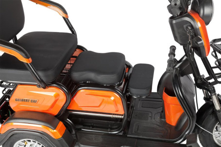 Трицикл электрический Rutrike Gelbert Caf (48/60V, 600W, черный) (0000131-3035)