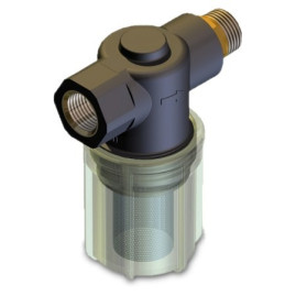 Фильтр для воды F8 (150мкм, 3/4"г-ш, с отстойником) PA