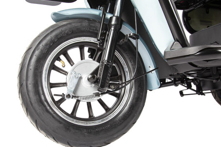 Трицикл электрический Rutrike Патрон (голубой)