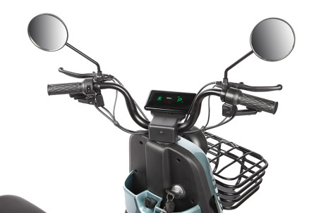 Трицикл электрический Rutrike Патрон (голубой)