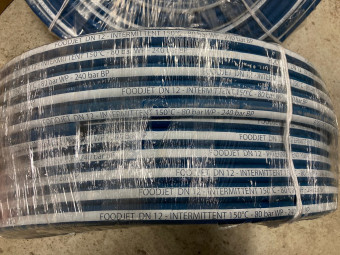 Шланг пищевой Foodjet DN12 (80бар, DIN EN 854, м.пог.)