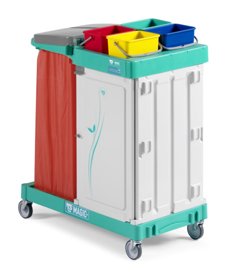 Тележка TTS Magic Line 300S (4х4л, закрытая, держ. мешка 120л) (ML300S0A0A00)