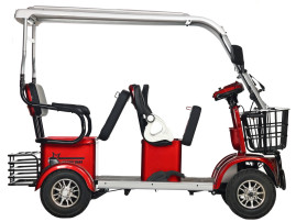 Трицикл электрический Rutrike Gelbert Hara (48/60V, 600W, синий)