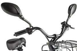 Трицикл электрический Eltreco Porter Fat 500 (серебристый)