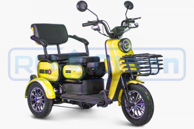 Трицикл электрический Rutrike Патрон (желтый)