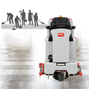 Поломоечная машина Bennett Hussar H120-75R PRO (200Ач, Li)