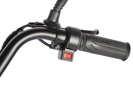 Трицикл электрический Eltreco Porter Fat 500 (темно-синий)