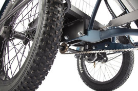 Трицикл электрический Eltreco Porter Fat 500 (темно-синий)
