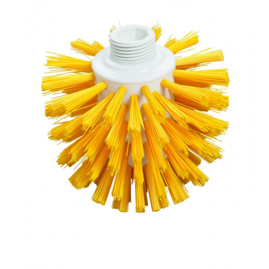 Щетка круглая Haug Bursten (135х120мм, жесткий,  желтый)