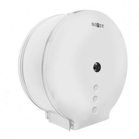Диспенсер для туалетной бумаги Nofer (нерж., белый)