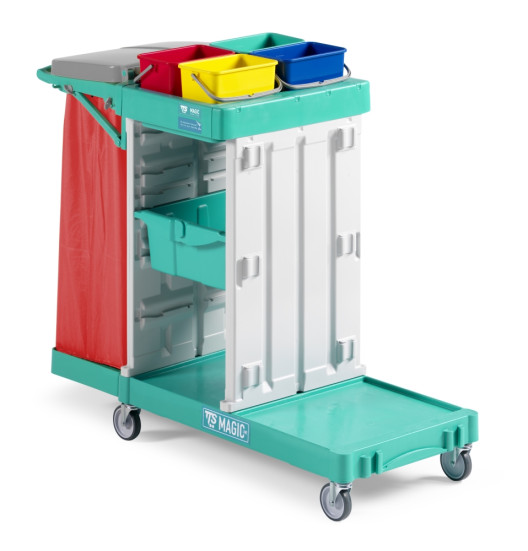 Тележка TTS Magic Line 330B (4х4л, выдв. ящик, держ. мешка 120л) (ML330B0A0A00)