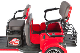 Трицикл электрический Rutrike Gelbert Kappa (48/60V, 650W, красный)