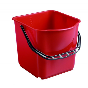 Ведро Haug Bursten (15л, без крышки, красный)