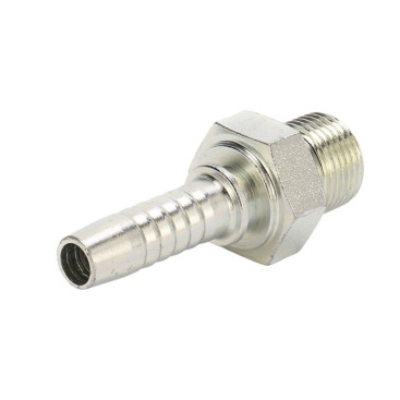 Фитинг высокого давления BSP (DN06, 1/4ш, оцинк, грань 17) Robin