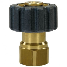 Переходник М22х1.5г-3/8"г  (400бар, лат/пласт)