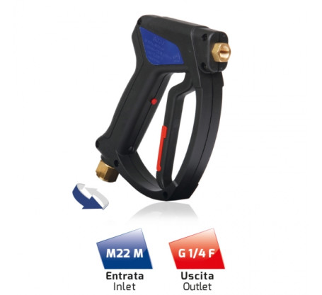 Пистолет высокого давления MTM SG35 (М22х1.5ш.вращ-1/4&quot;г, 310бар)