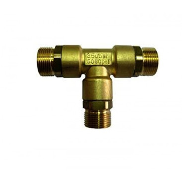 Тройник М22х1.5ш-М22х1.5ш-М22х1.5ш R+M (350бар, лат)