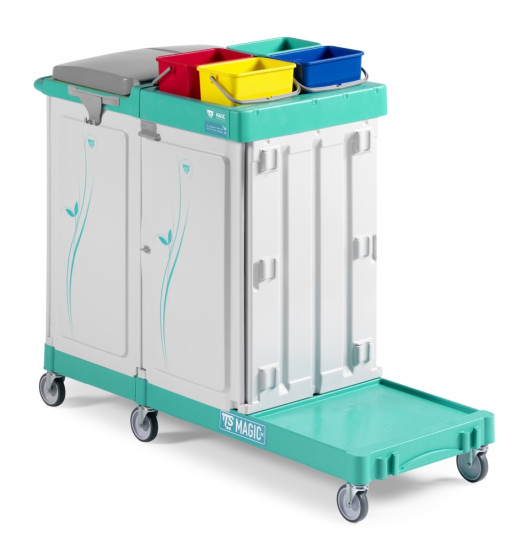 Тележка TTS Magic Line 330E (4х4л, закрытая, держ. мешка 150л) (ML330E0A0A00)