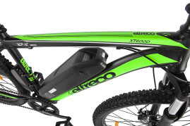 Электровелосипед Eltreco XT 600 D (черно-зеленый)