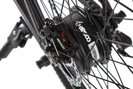 Электровелосипед Eltreco XT 600 D (черно-зеленый)