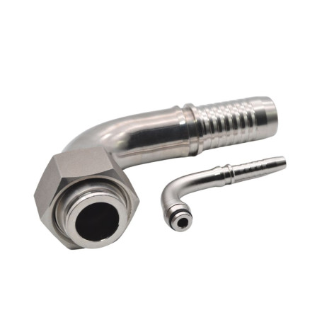 Фитинг высокого давления DKO-L (DN08, М18х1.5г, 90гр, оцинк) Robin