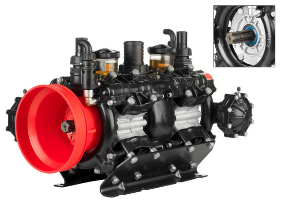 Мембранный насос AR 320 BP TWIN C/C (NBR, 20 бар, 321.2 л/мин, ВОМ 1&quot;⅜)