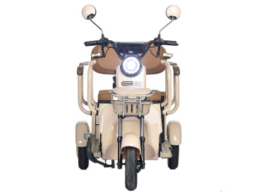 Трицикл электрический Rutrike Gelbert Atlas 48V/60V 600Вт (бежевый)